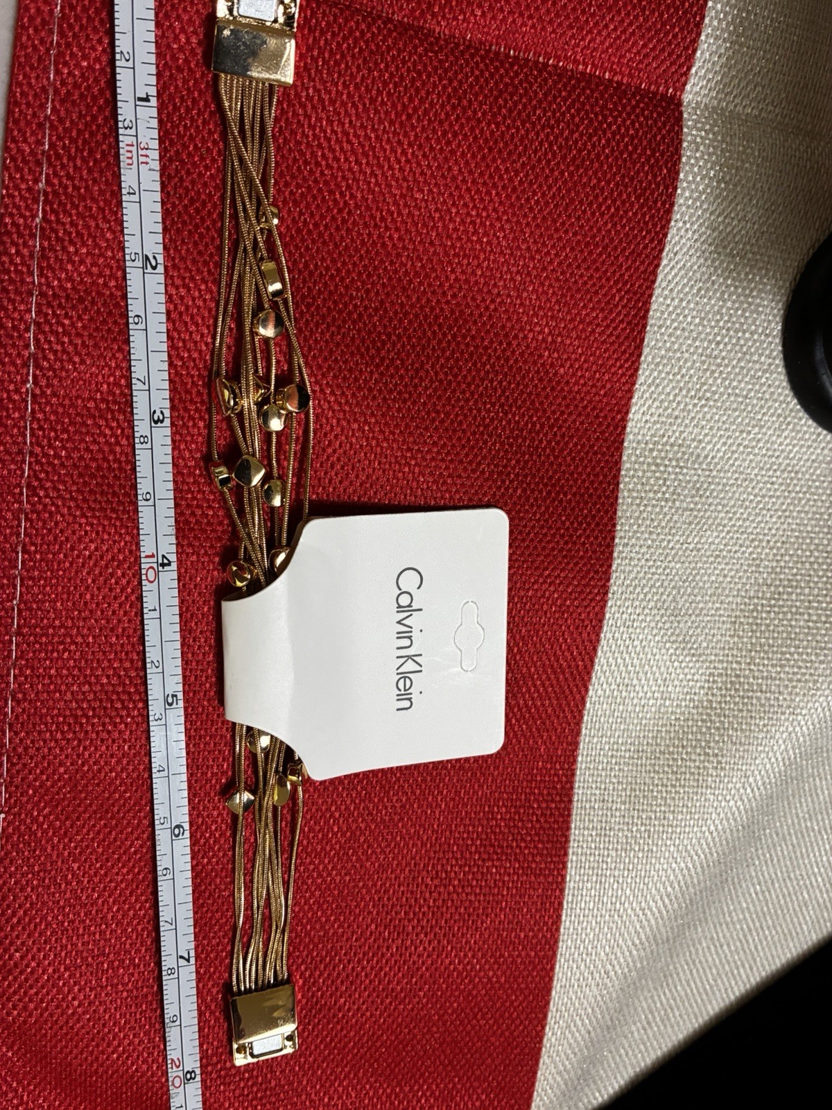 Calvin Klein Gold-Tone Multi-Strand Bracelet