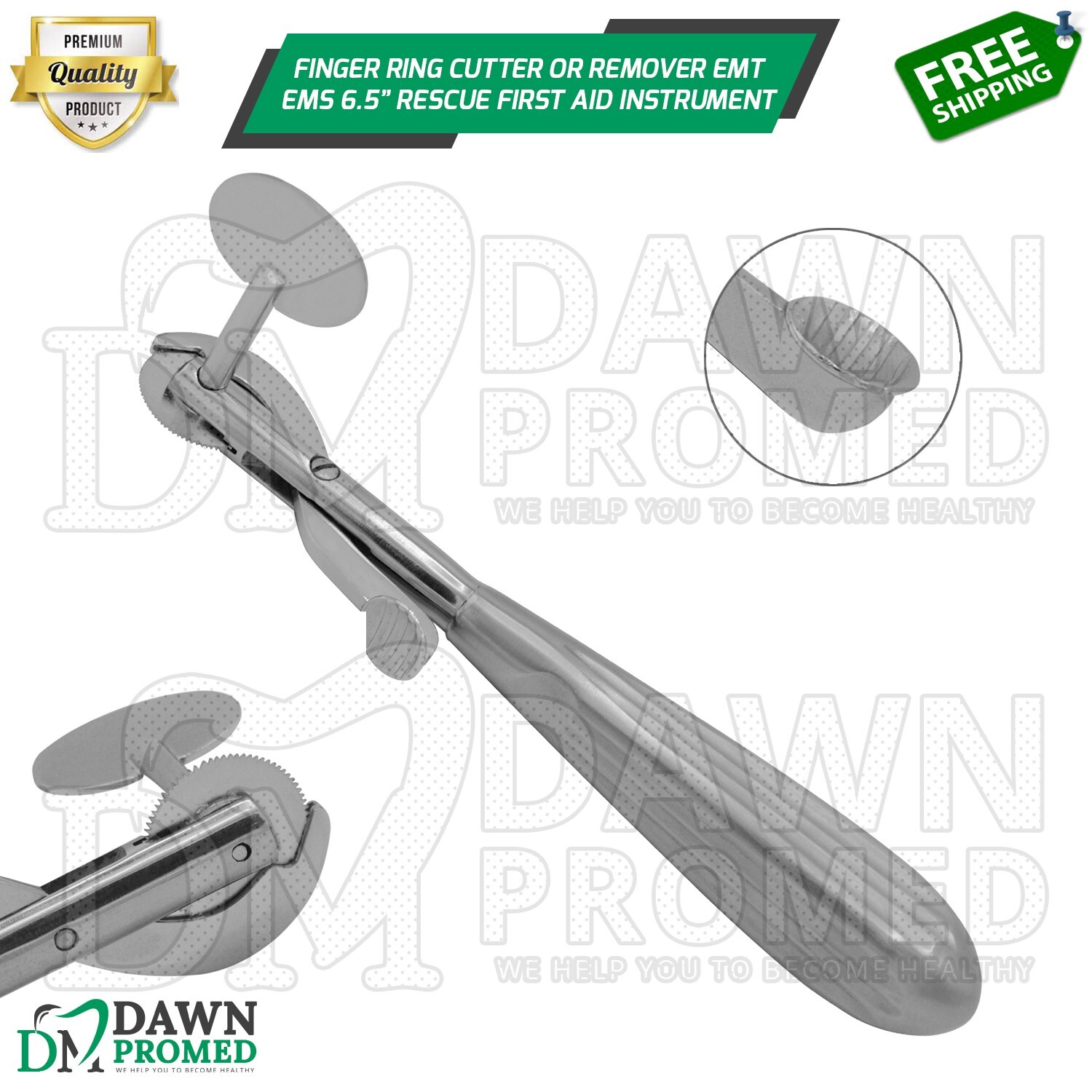 Finger Ring Cutter Remover 6.5″ Hollow Handle EMT Rescue First Aid Instruments