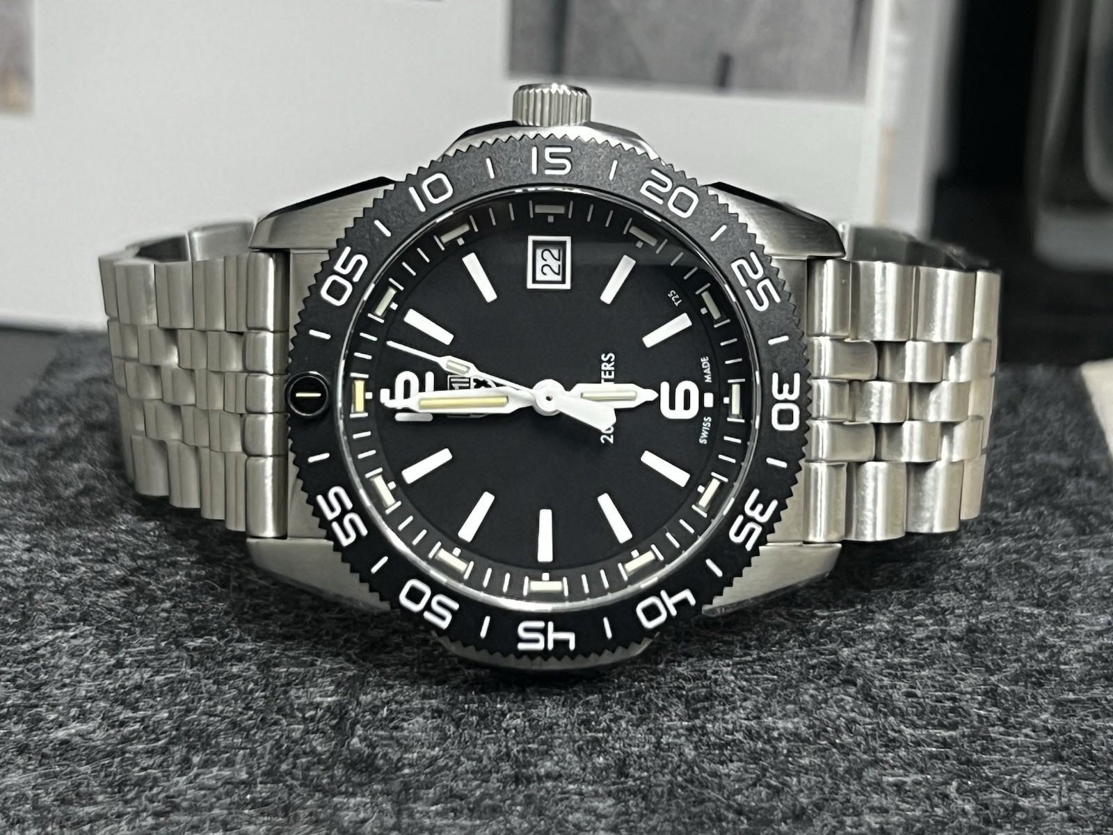 Luminox Pacific Diver Ripple 39mm Stailess Steel Bracelet Ref. XS.3122M.1
