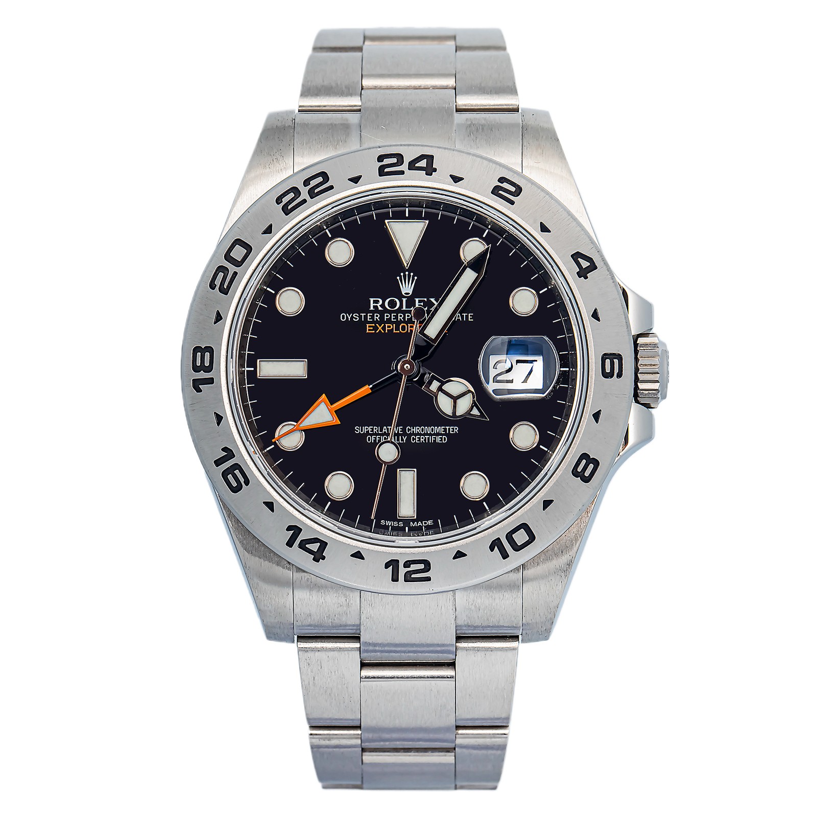 Rolex Explorer II 216570 MINT Stainless Oyster Automatic Black Dial Men’s 42mm