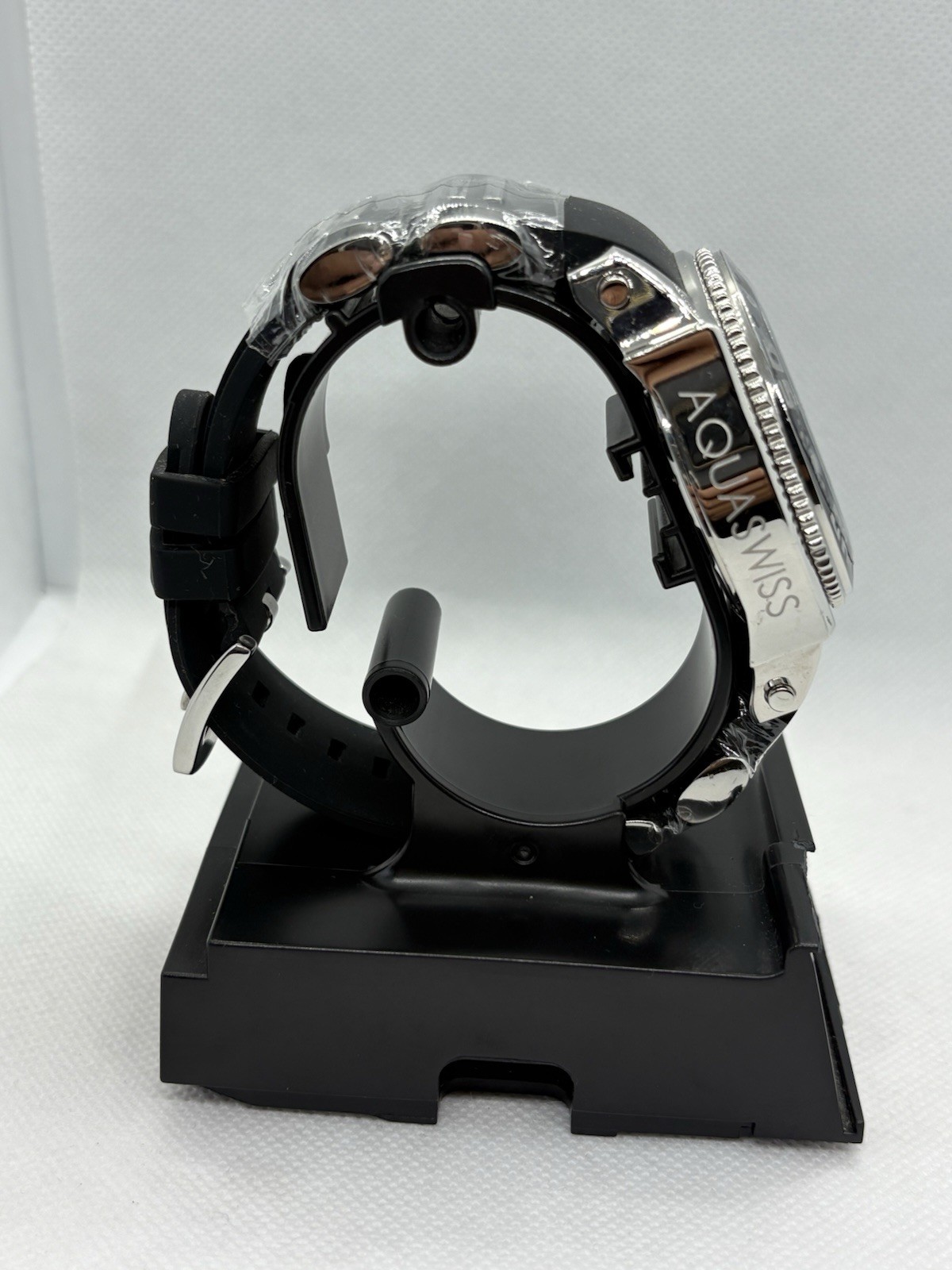 Aquaswiss Swissport SW1162G0020 Mens Watch Black Roman Numeral Dial Unworn