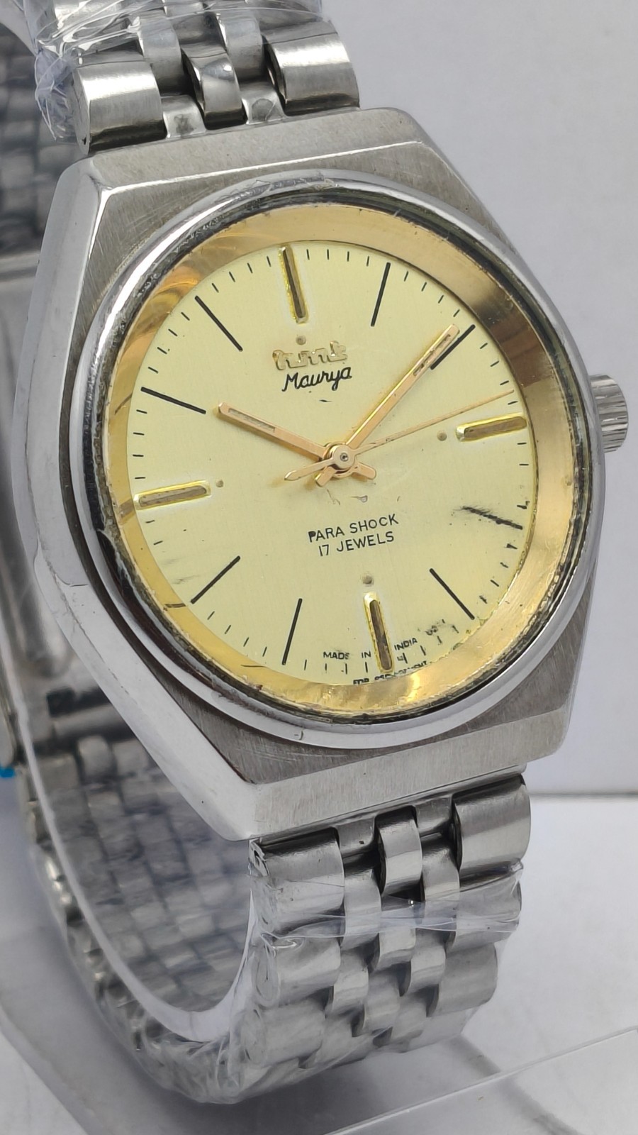 HMT Maurya 17J Winding Wrist Watch For Men’s In Working Condition
