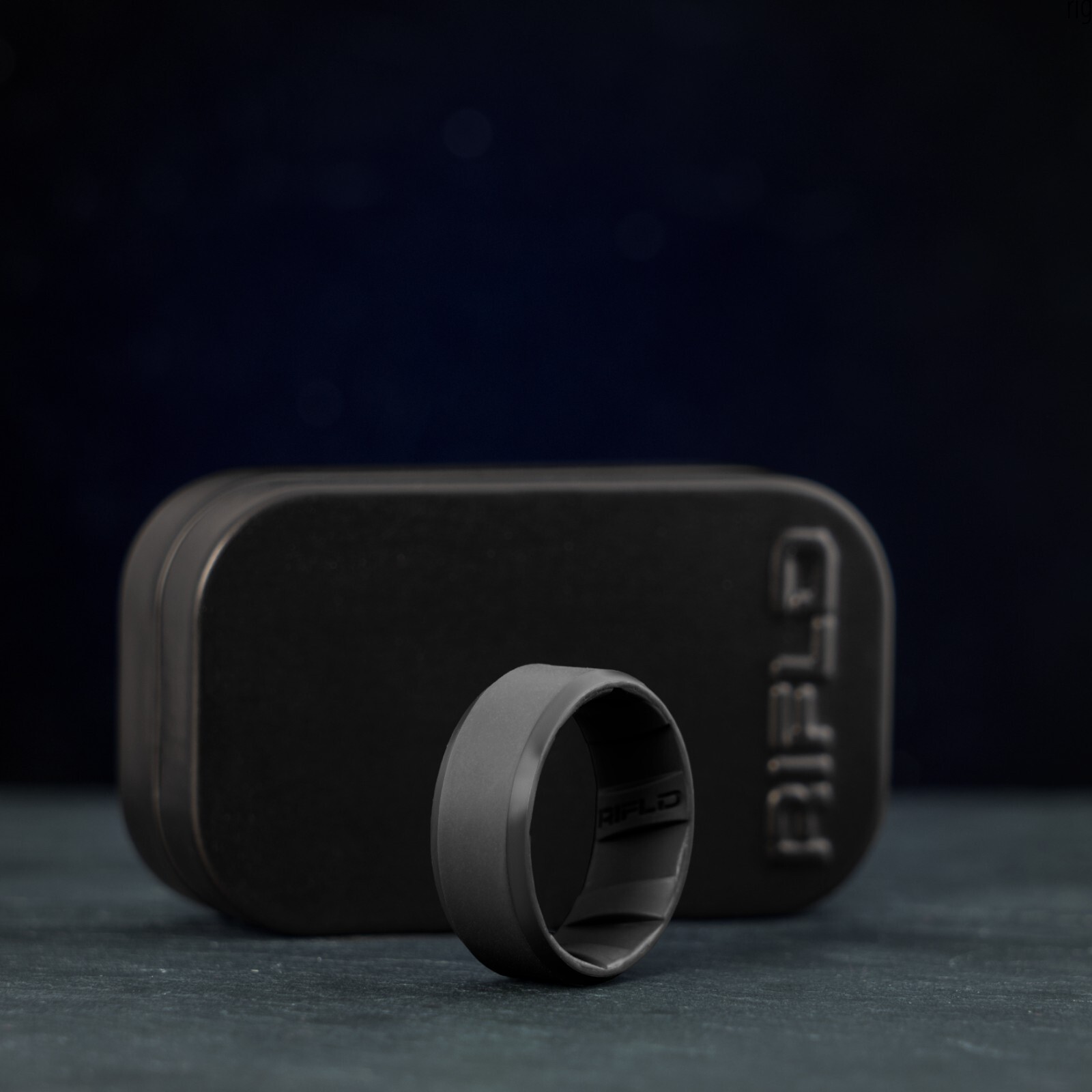 Tactical Silicone Ring | Gun Barrel Grooves + Free Travel Case