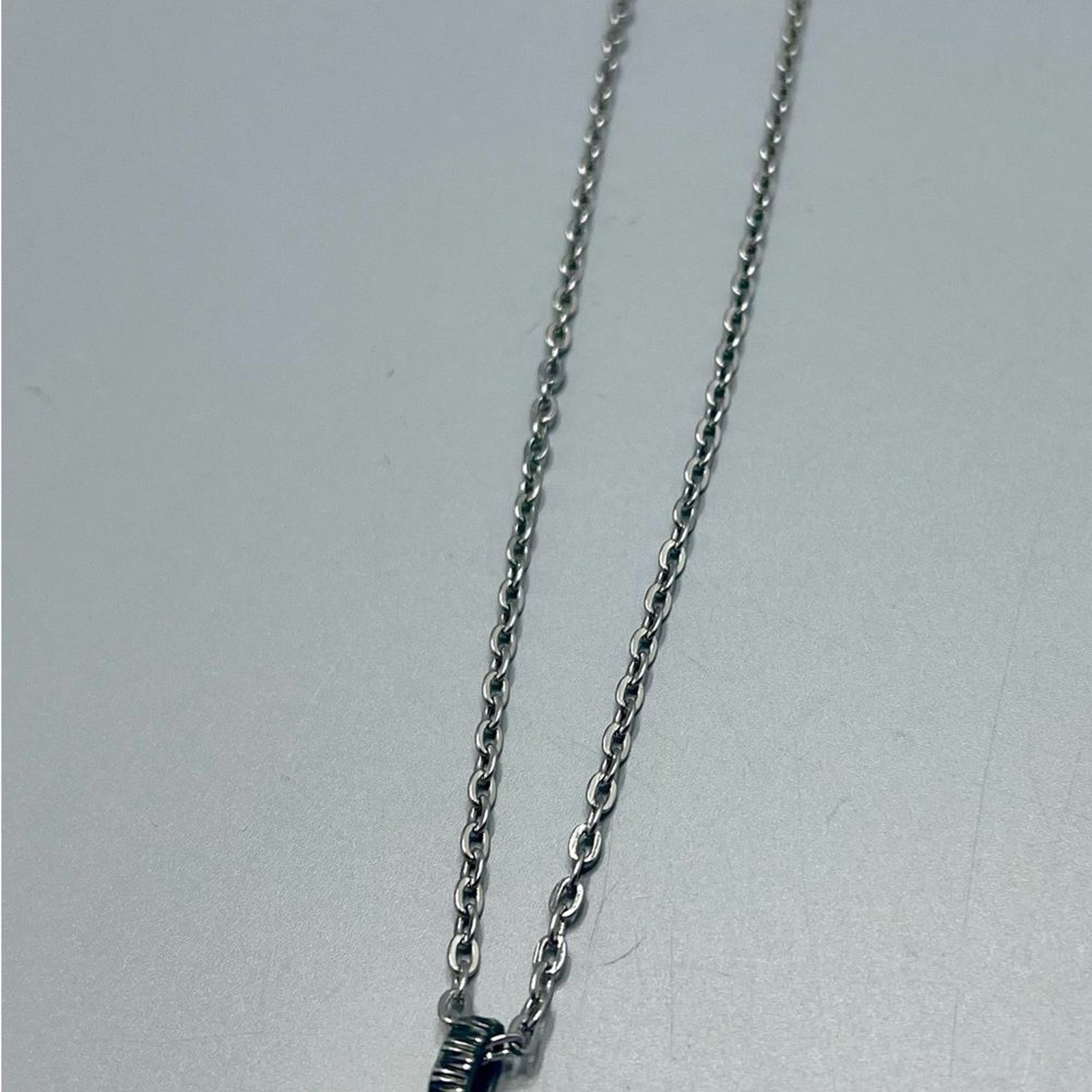 Triton Stainless Steel Woven Design Crucifix Necklace Unisex
