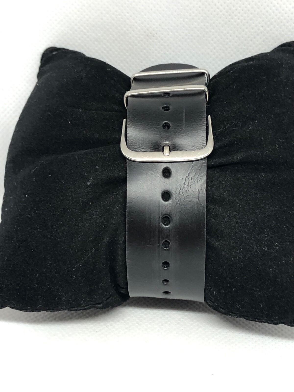 MICHAEL KORS MK7064 Men’s Black Leather Analog Dial Watch With Custom Band HG77