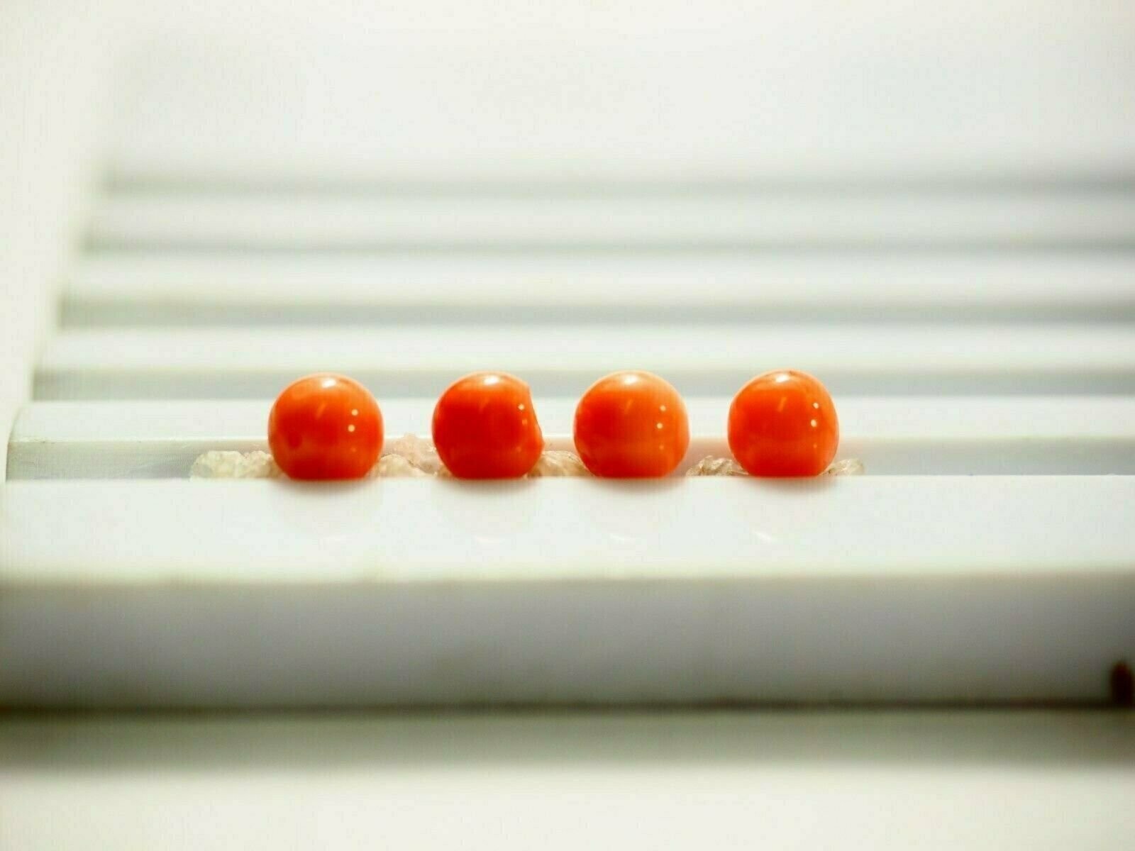 Natural Hawaiian Precious Salmon Coral Beads Full drilled 2mm-11mm
