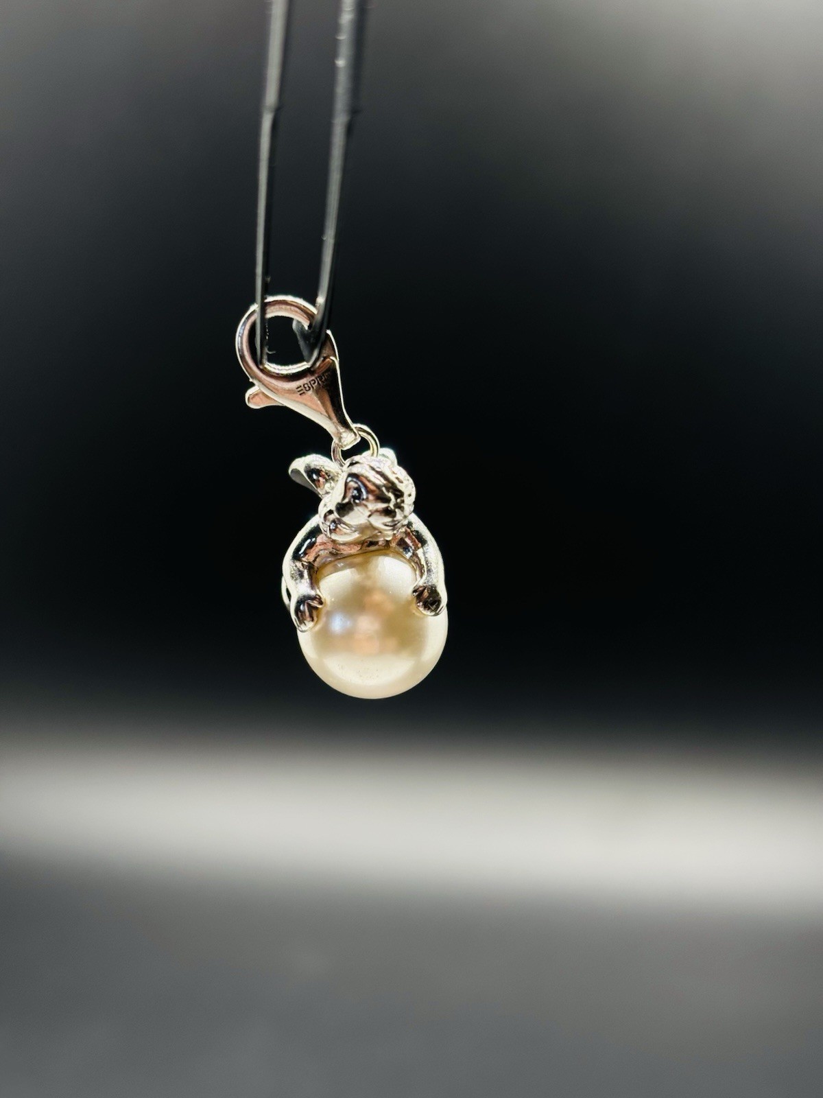 ESPRIT 925 Sterling Silver Pearl Of Guardian Angel Charm For Bracelet Necklace