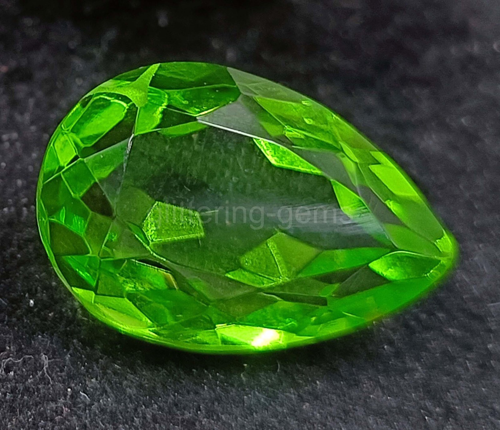 15.00 CT Pear Cut Natural Green Emerald IGL Certified Loose Gemstone 5AIT