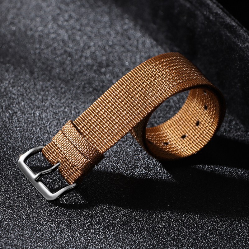 High quality nylon watch band canvas watch strap single pass 20 22mm universal