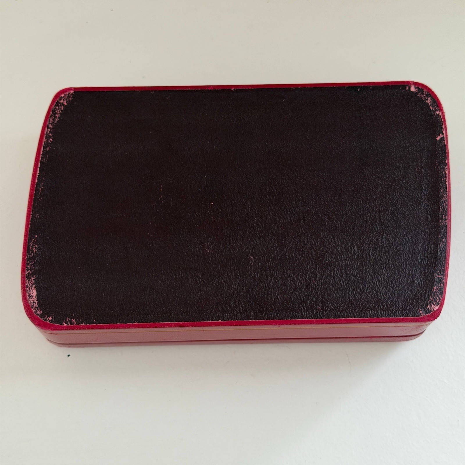 Ultra Rare Vintage Rolex Red Asymmetric Watch Storage Box 50-60s
