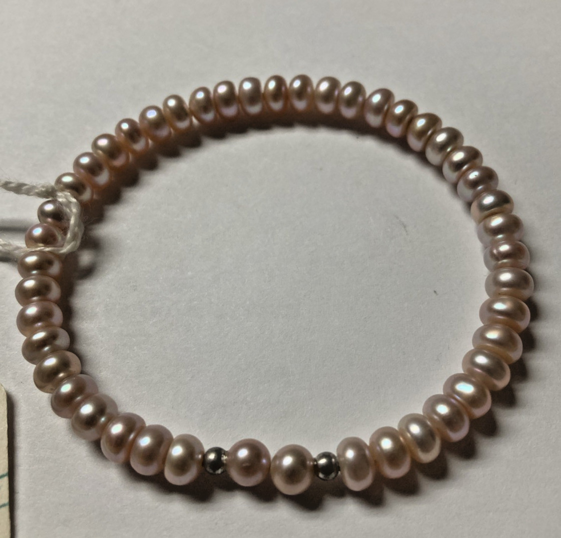 7 in. bracelet – cuff (opens near silver beads)