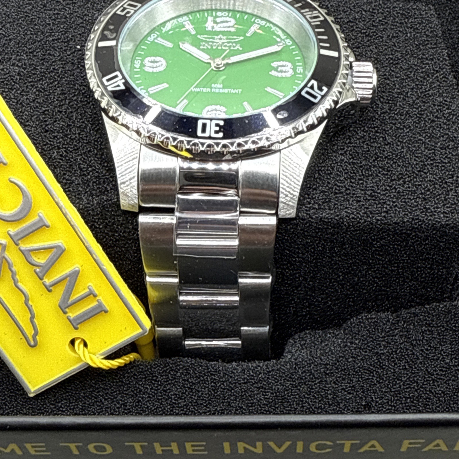 Invicta Specialty Men’s Watch 40mm-Steel 49346 Diver Style Green Face S/S