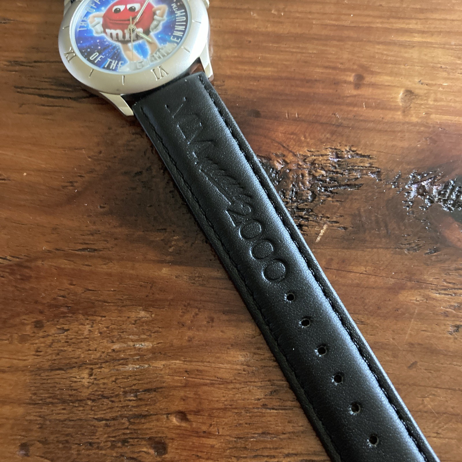 M&M’s Official Candy of The New Millenium Watch Limited Edition 1998 New Battery