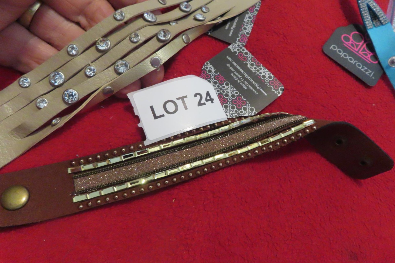 PAPARAZZI 8 DIFFERENT LEATHER BRACELLETS NEW IN PACKAGE LOT 24