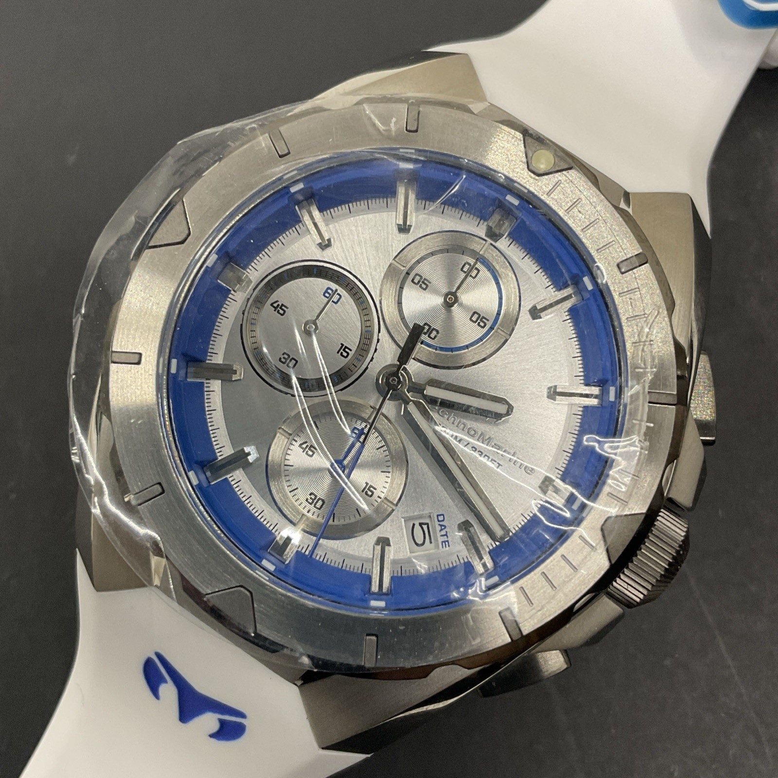 TechnoMarine Men’s Ocean Victory 41.3mm Quartz Watch TM-318136 Blue White