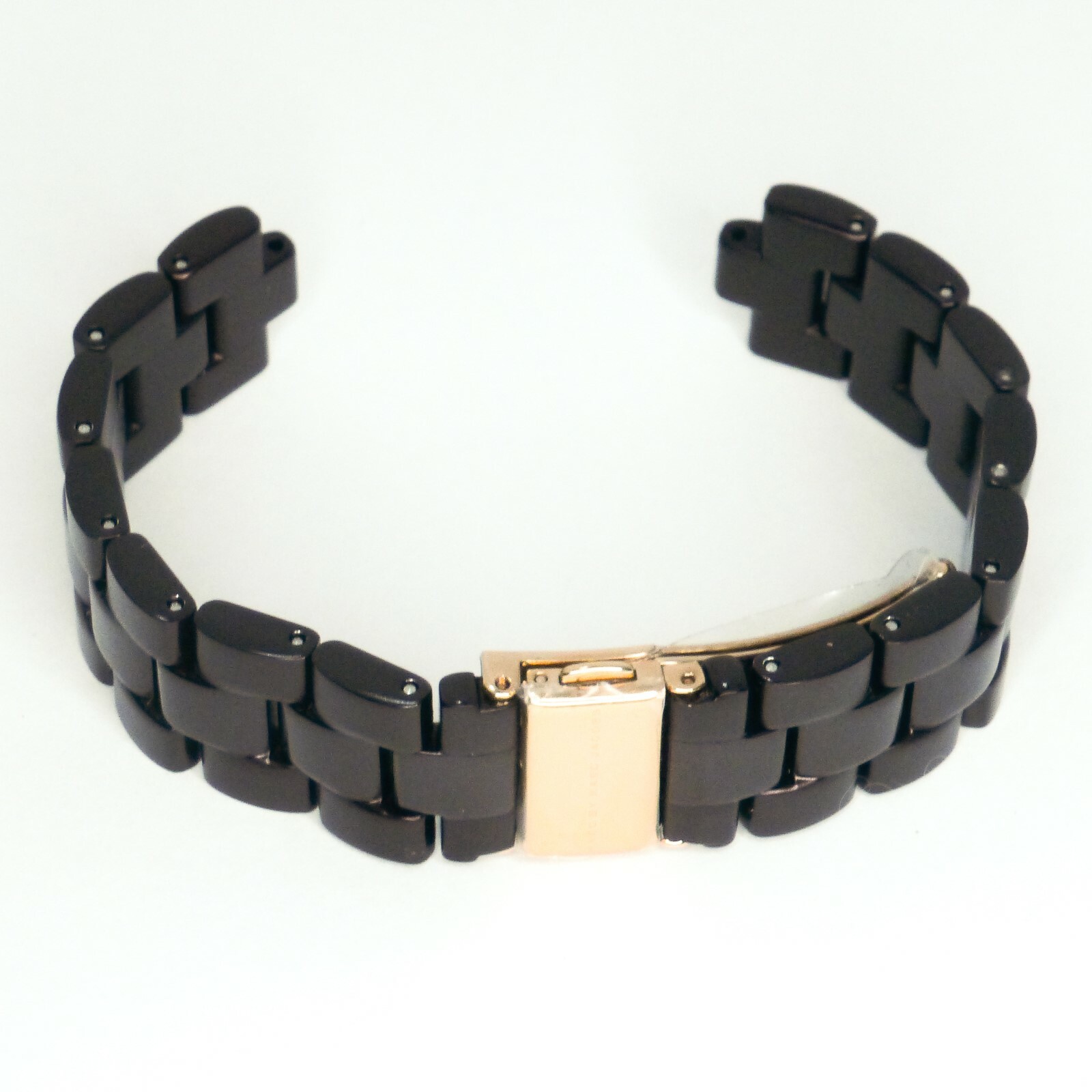BROWN & ROSE GOLD Marc by Marc Jacobs MBM3527 aluminum Watch Band links clasp