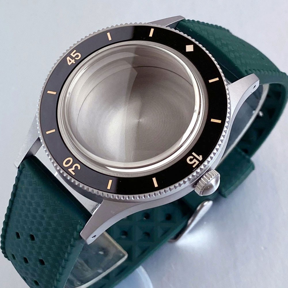 40mm Sapphire 20ATM Watch Case For Fifty Fathoms NH35 NH36 ETA2824 Miyota8215