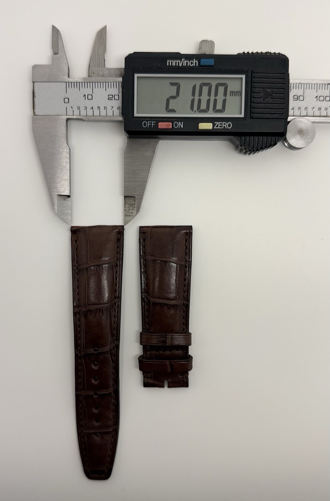 IWC 21mm x 18mm Brown Alligator Watch Strap Band Small 35673 New Authentic OEM