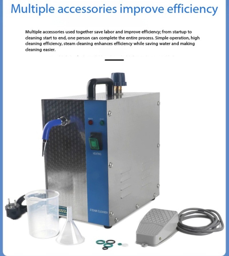 High-Temperature, High-Pressure Steam Cleaner for Jewelry and Accessories