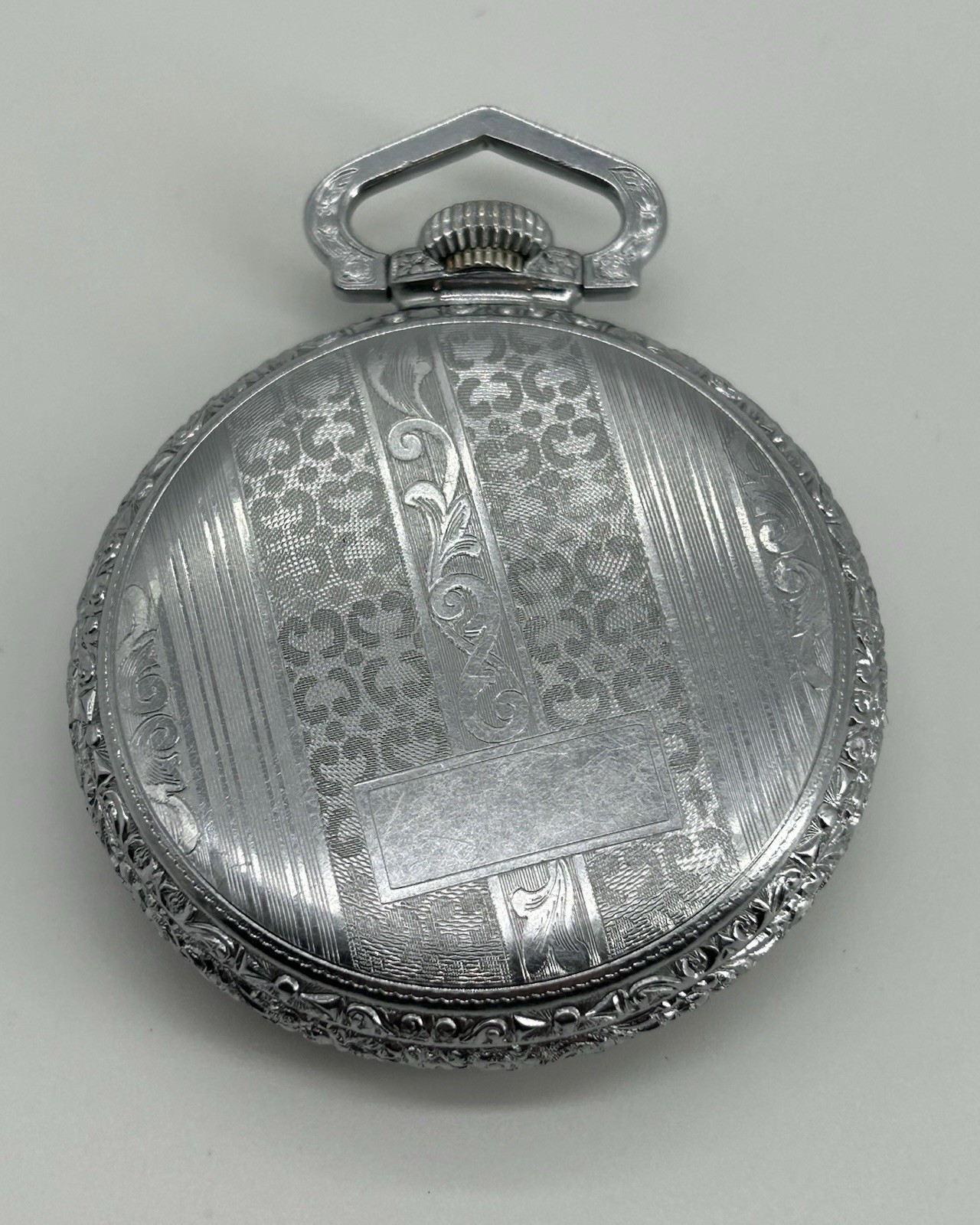 South Bend Grade 227 Railroad Pocket Watch 21J 16S Lever Set Double Roller Runs