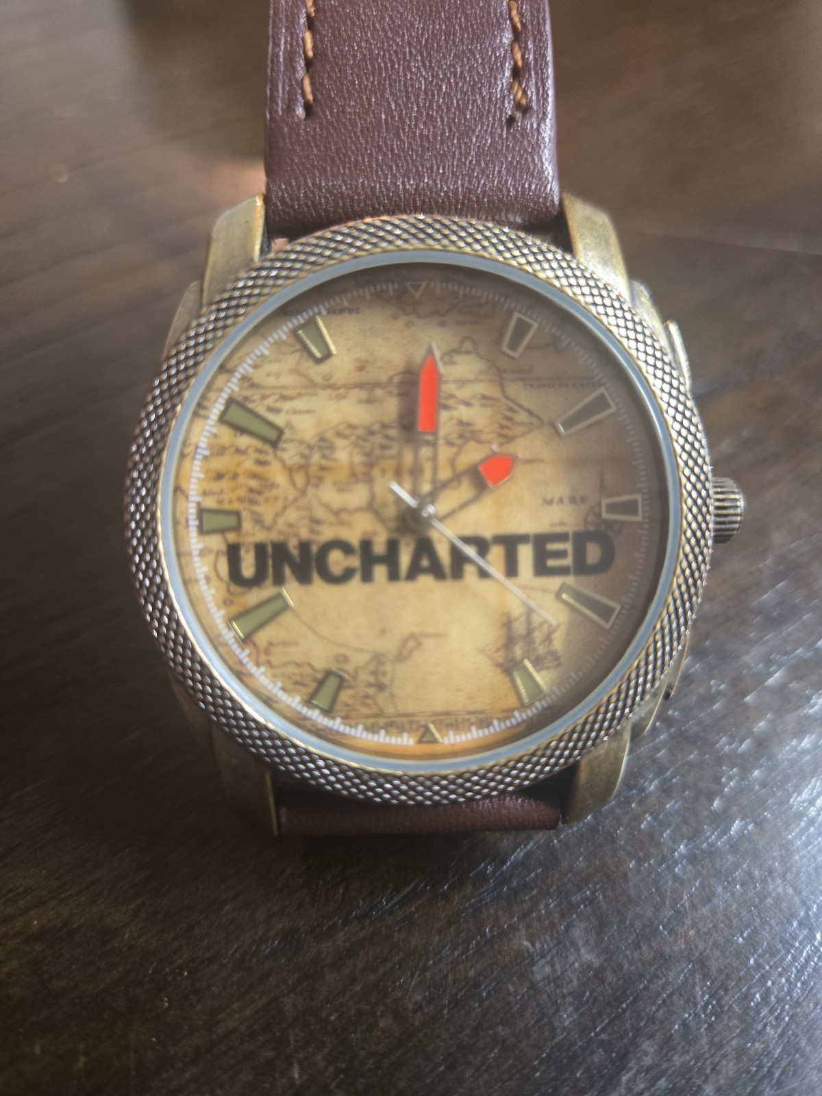 UNCHARTED 4-A THIEF’S END WRIST WATCH BROWN LEATHER BAND