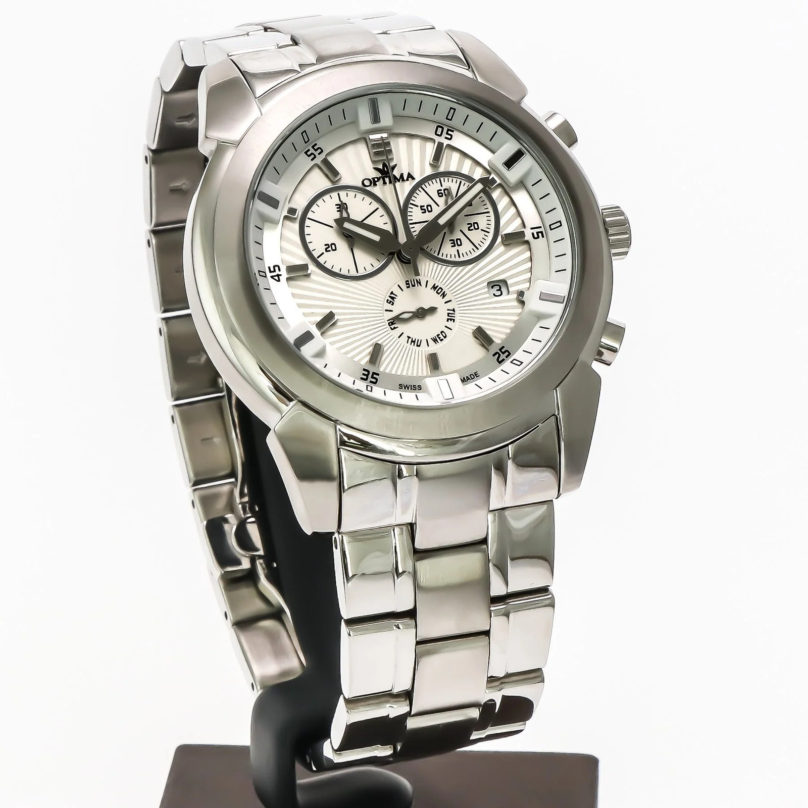 Optima – Swiss Chronograph – OSC367-SS-1 Swiss Ronda 43.4 mm OSC367 50 m (5