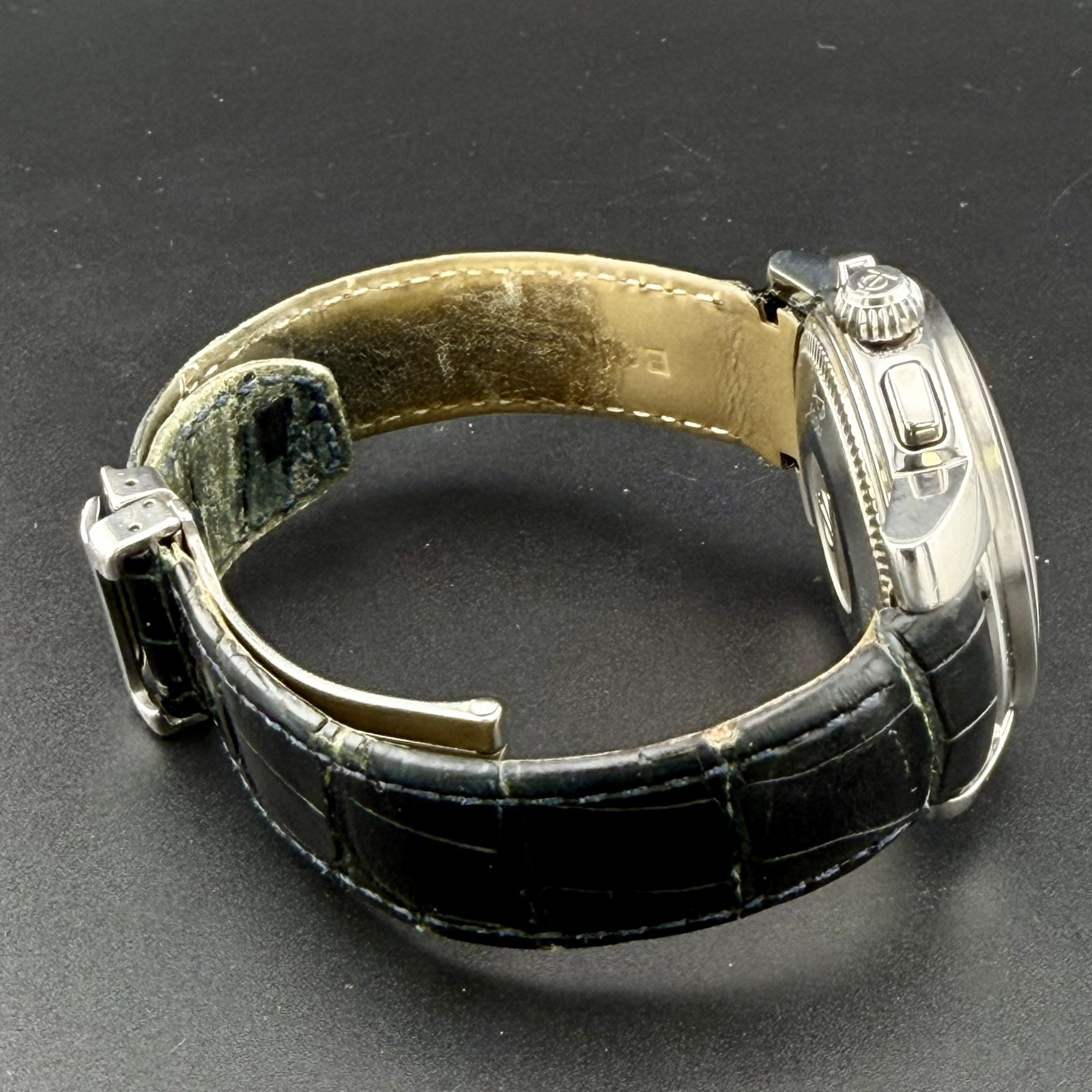 BAUME & MERCIER CAPELAND CHRONOGRAPH STAINLESS STEEL WATCH MV045216