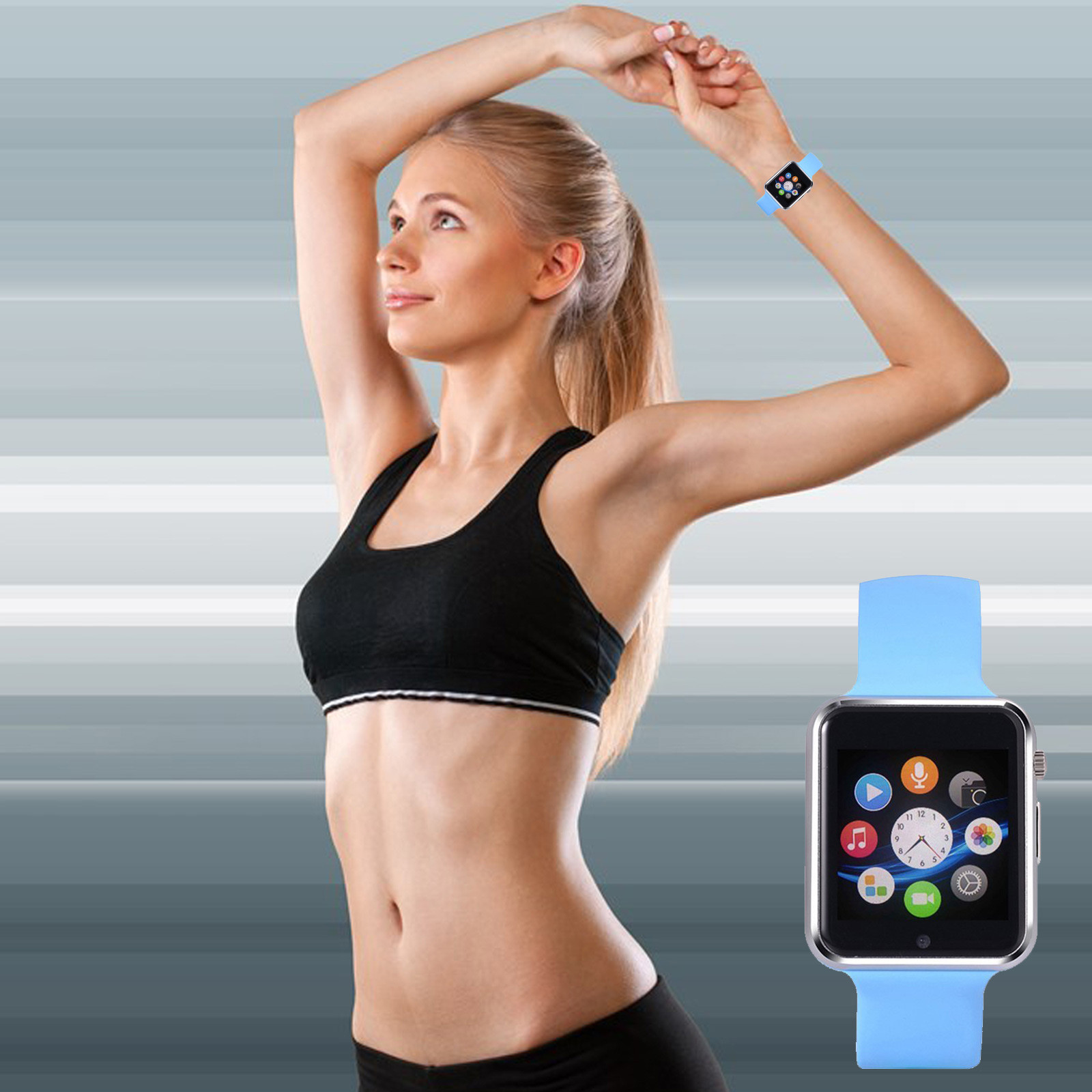 Smart Watch Bluetooth Phone Unlocked For Android Men Women Kids Gift Birtday