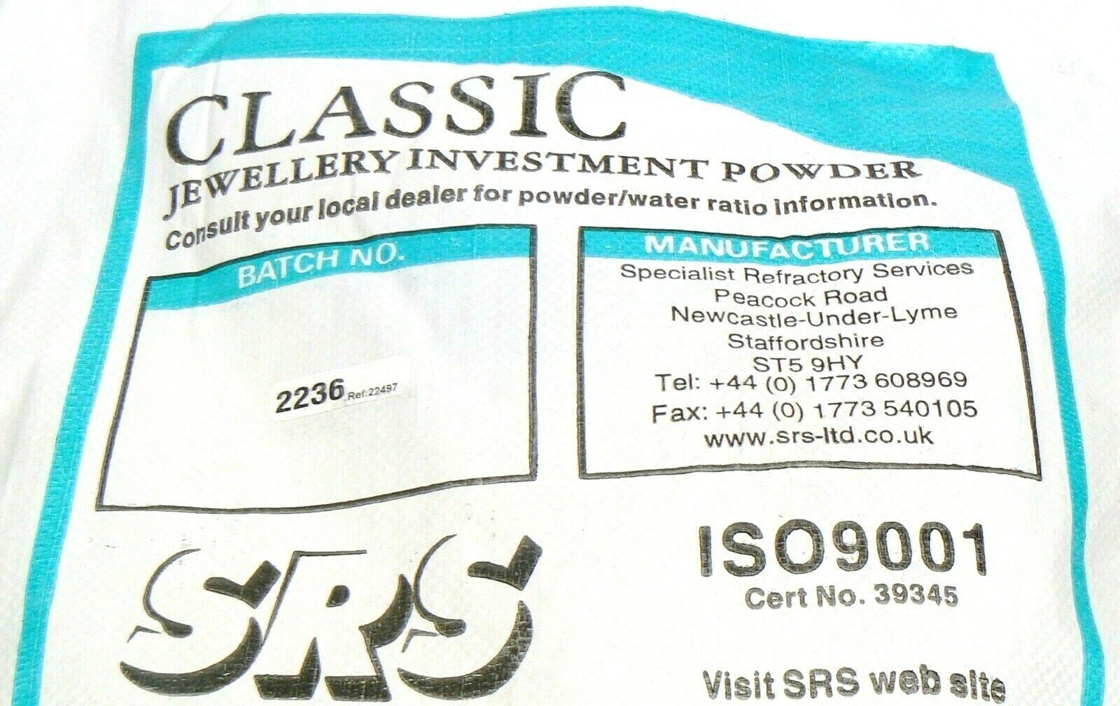 Jewelry Casting Powder Lost Wax Casting Of Jewelry 8 Lbs Classic SRS Investment