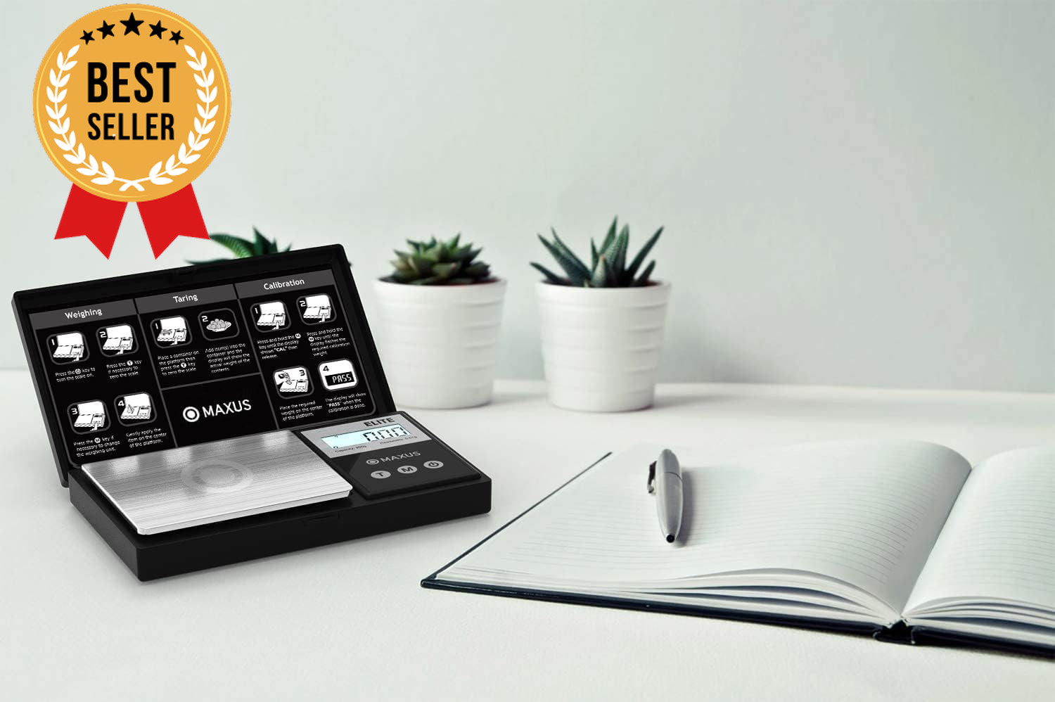 500g Digital Gram Scale – Pocket Size, Tare Function, High Precision