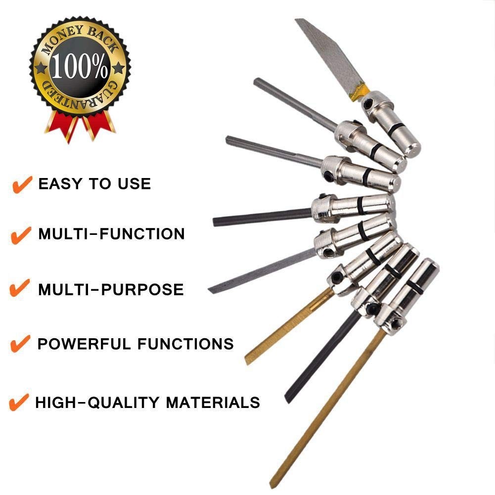 8 Piece Metal Cutting Bit Set for Jewelry Engraving Polishing Carving Bits
