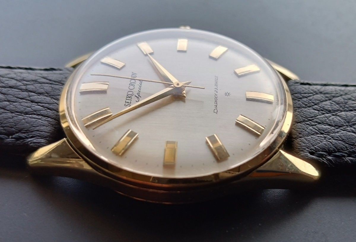 [B1P] Seiko Crown Special 23 Jewels SD Dial Hand Wound Vintage OH [g8t]