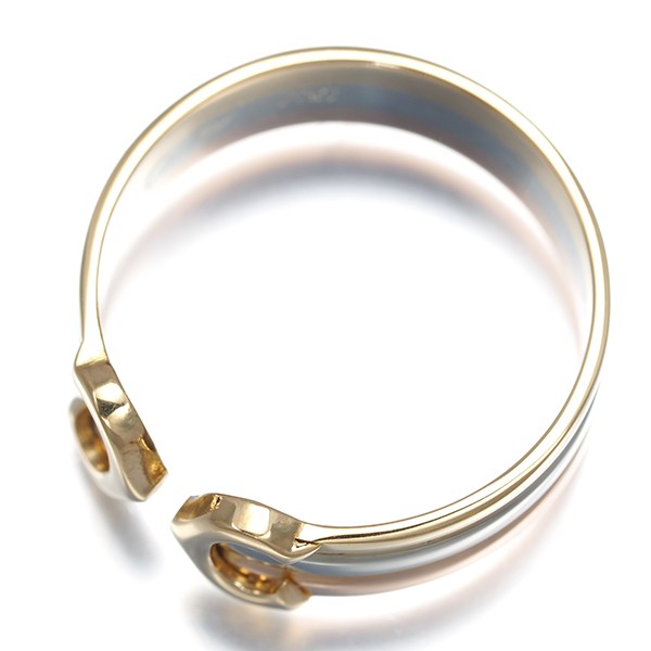 Cartier Ring 2C Double C K18YG/WG/PG US 6 Jewelry