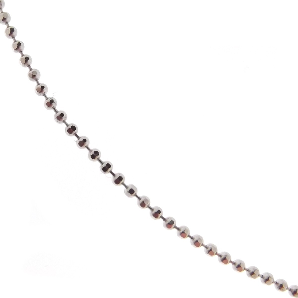 925 Silver Balls Chain Necklace Chain Balls Balls Men Women Various Sizes