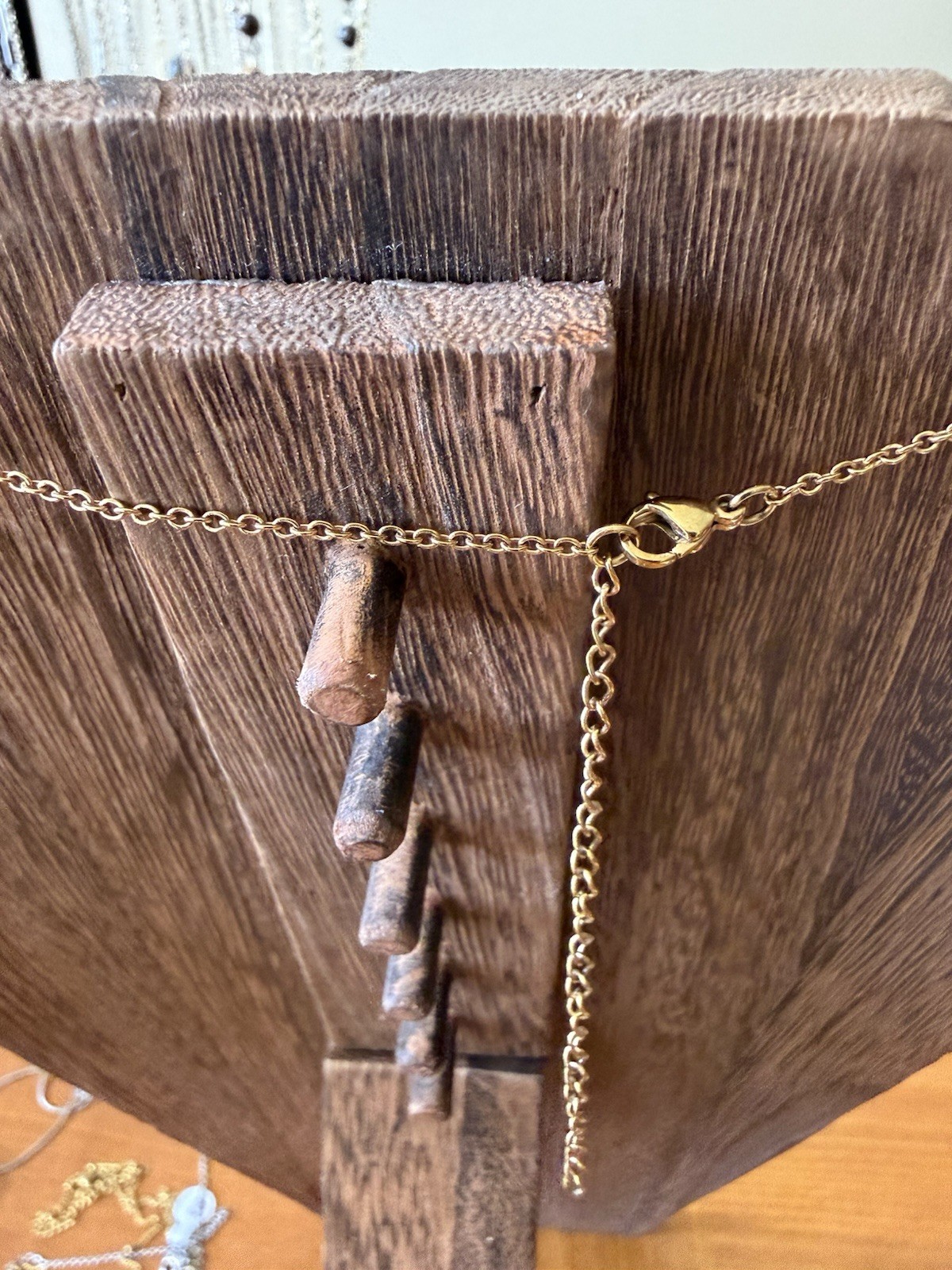 Pendant Necklace With Cross, Heart, Mama Bear, And Treble Clef Engravings