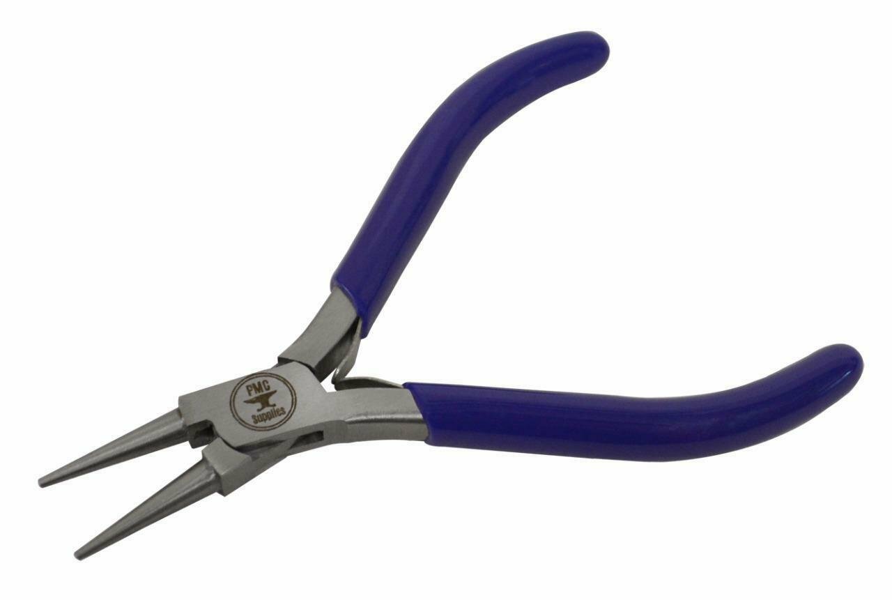 Slim 4-1/2″ Round Nose – Blue Jewelry Making Wire Wrapping Beading Pliers
