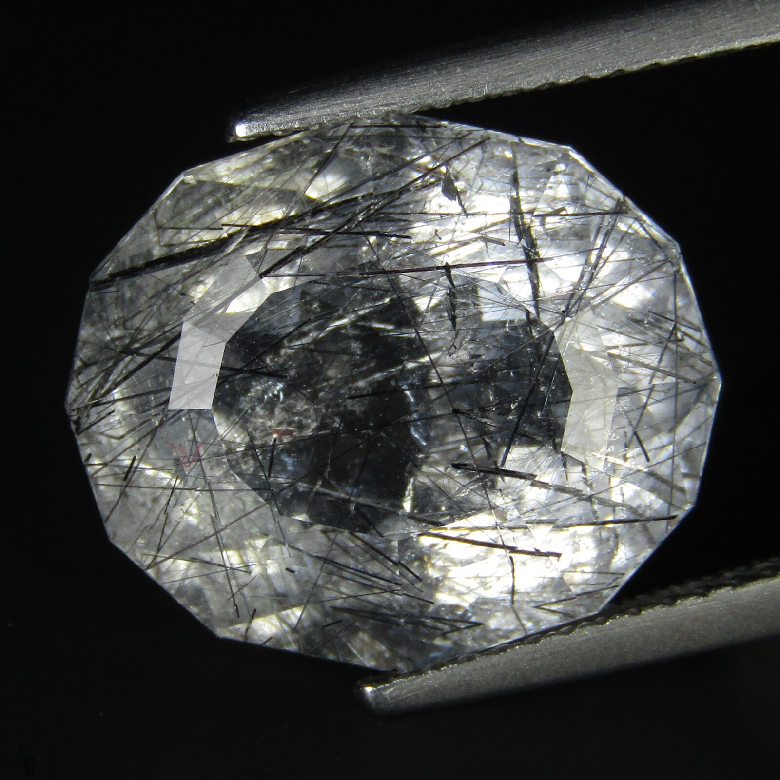 9.54Cts Genuine Natural Earth-Mine Rutilated Quartz Oval Custom Cut Gemstone