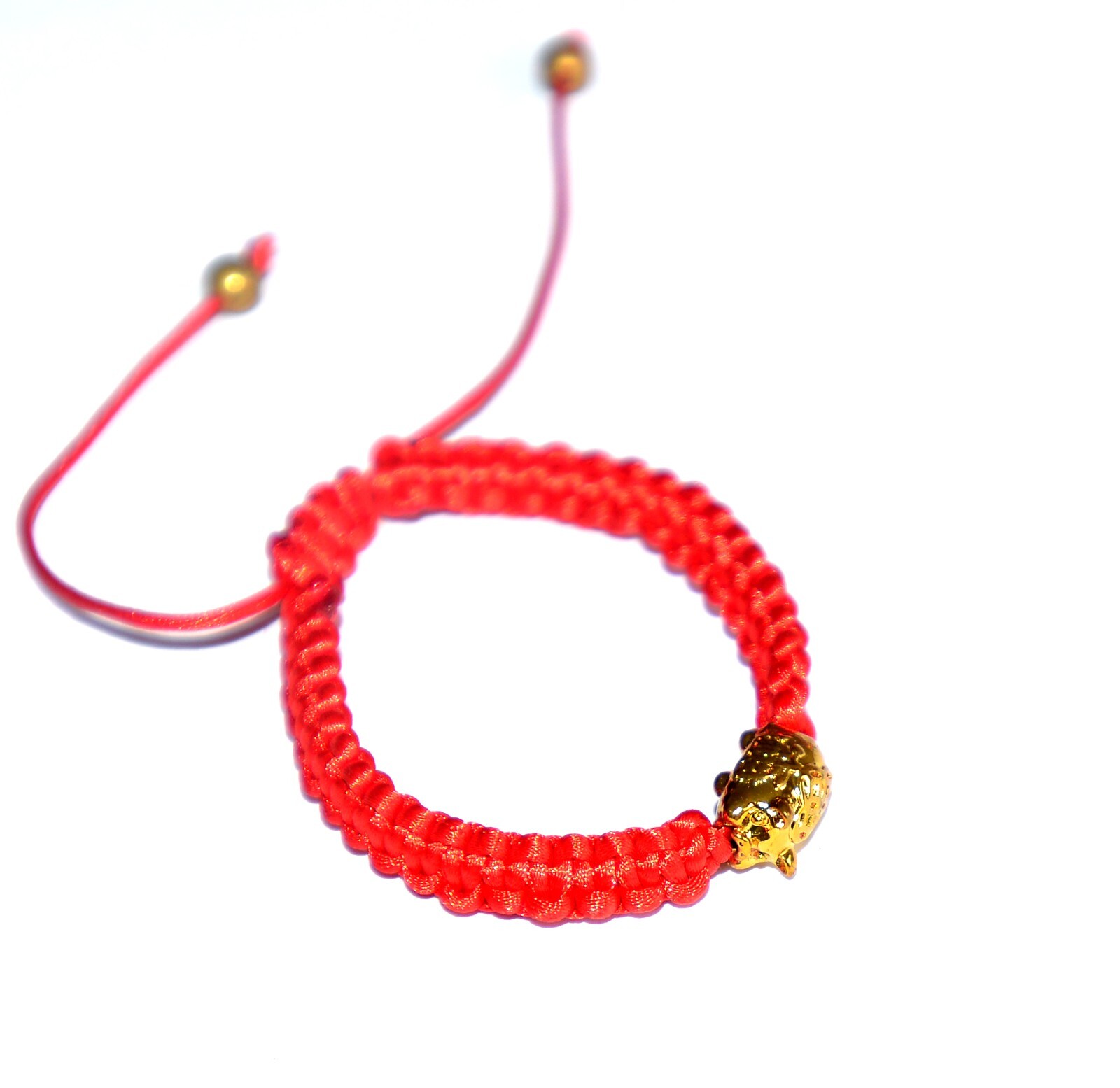 Macrame Friendship Bracelet Spiritual Buddhism Feng Shui Year Of The Pig Charm