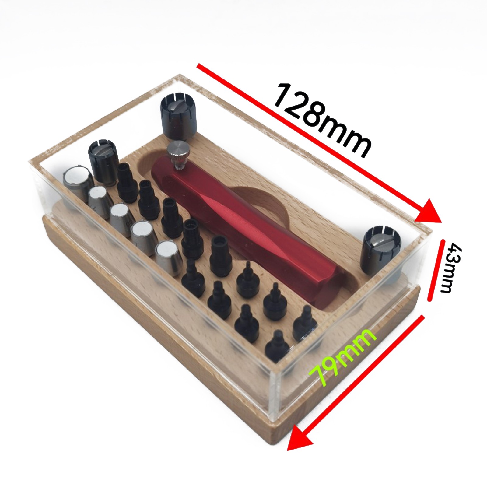 Watch Screwdriver Remover Stainless Steel Handle Watch Crown Tube Removal Tool b