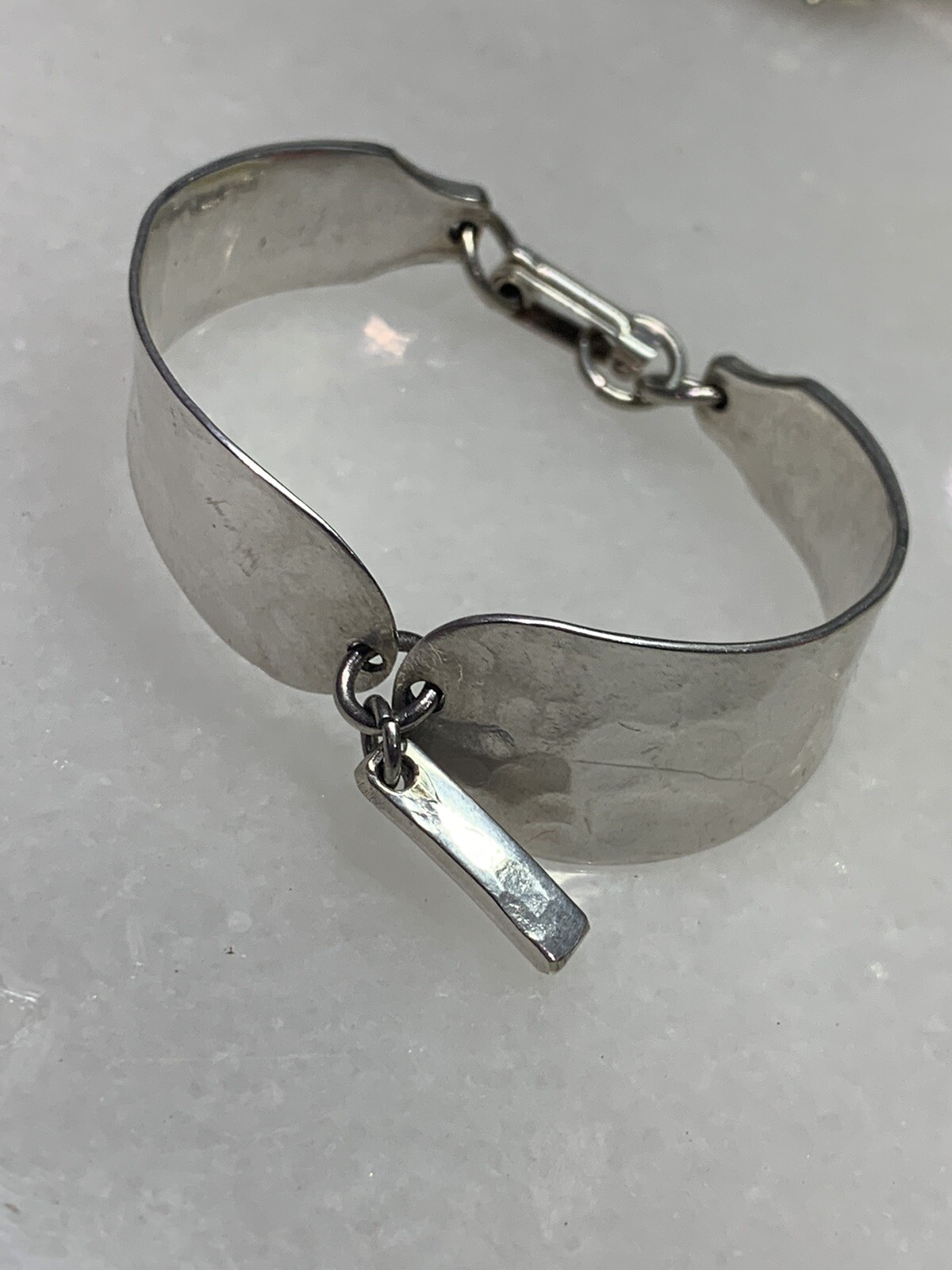 Vintage Sterling Silver 925 Spoon Bracelet 5.75” Not Stamped But Tested