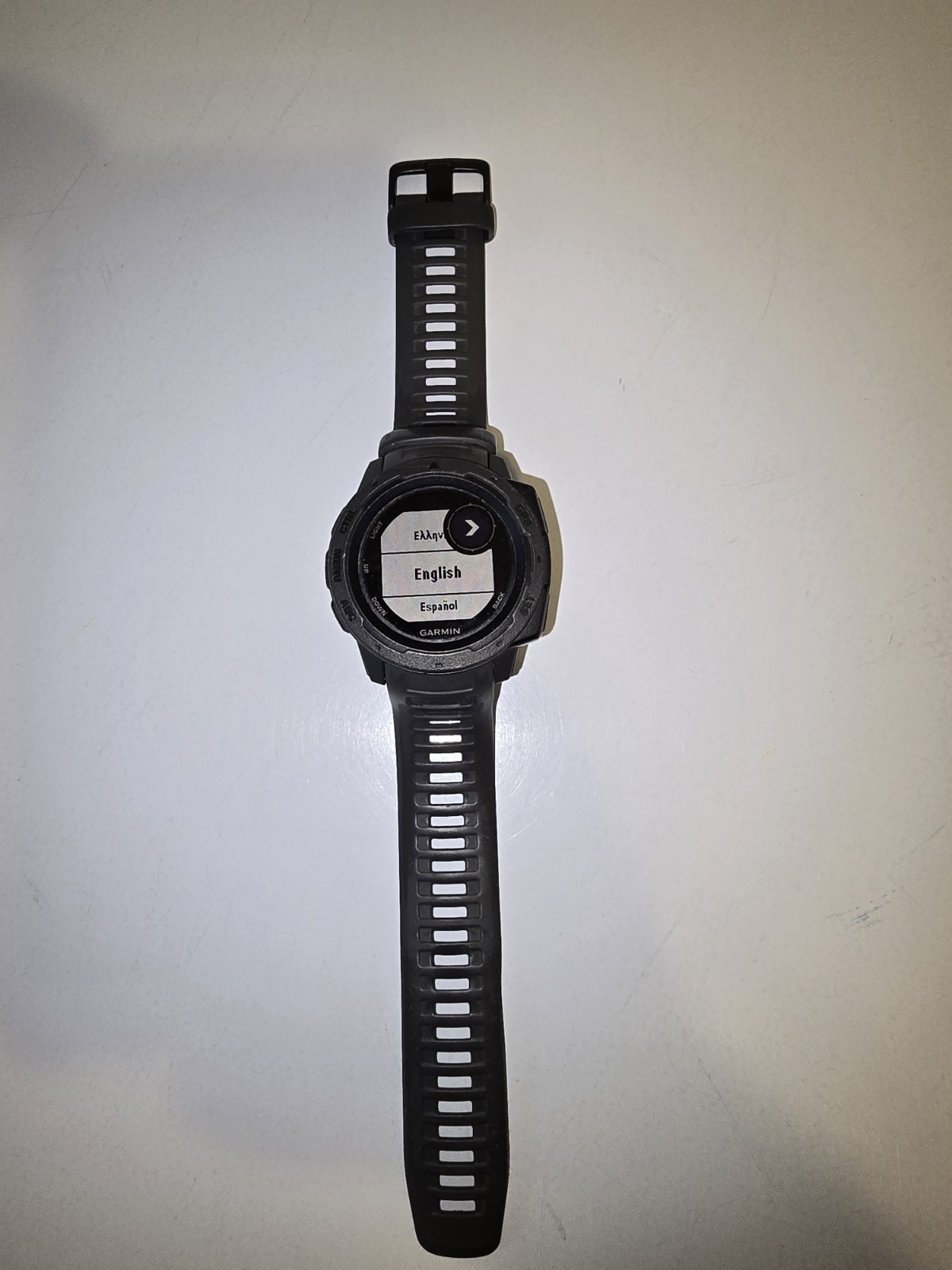 Garmin Instinct GPS Digital Sport Watch 45mm Black Silicone Strap 100m