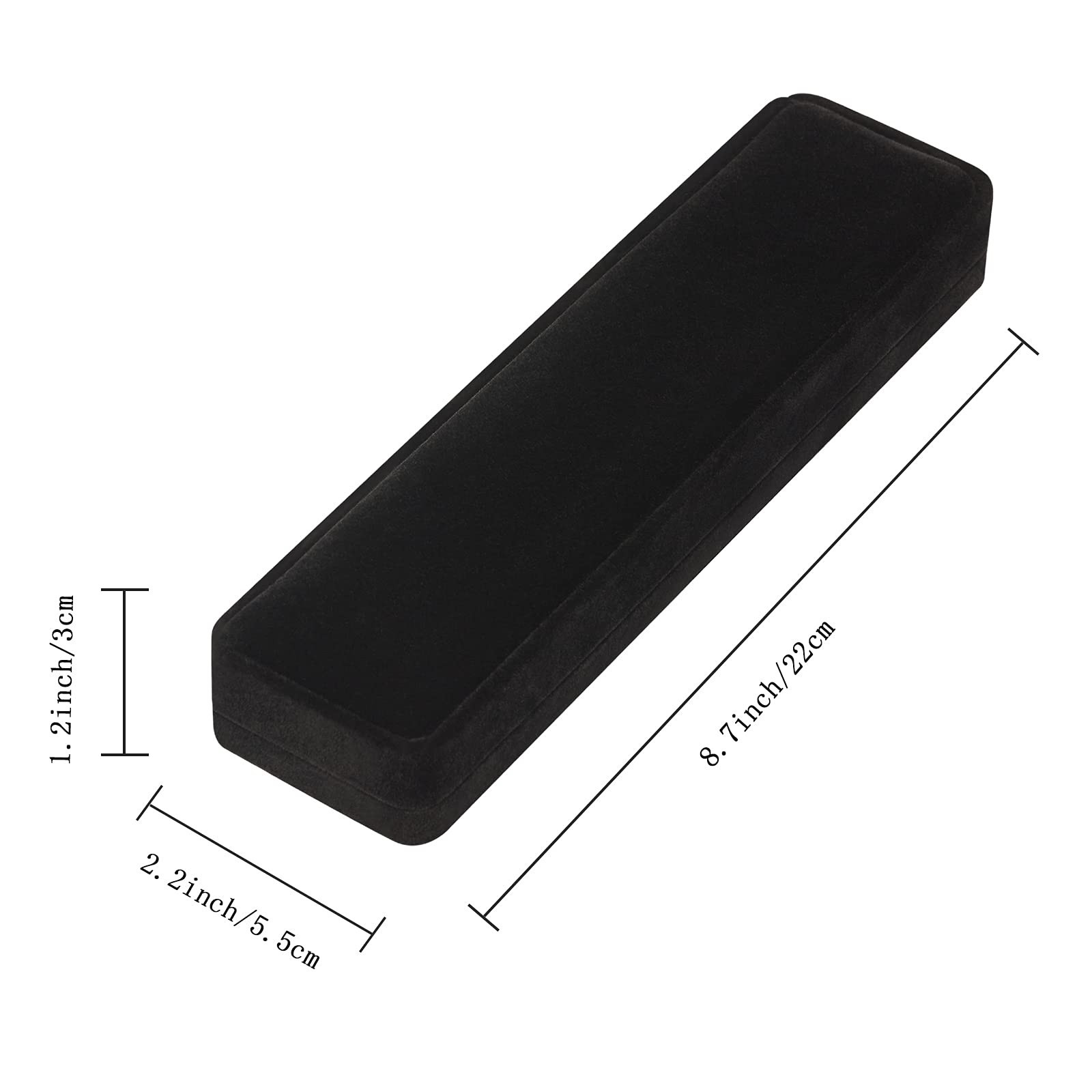 2026 wedding Elegant Black Velvet Bracelet Gift Box – No Bracelet Included