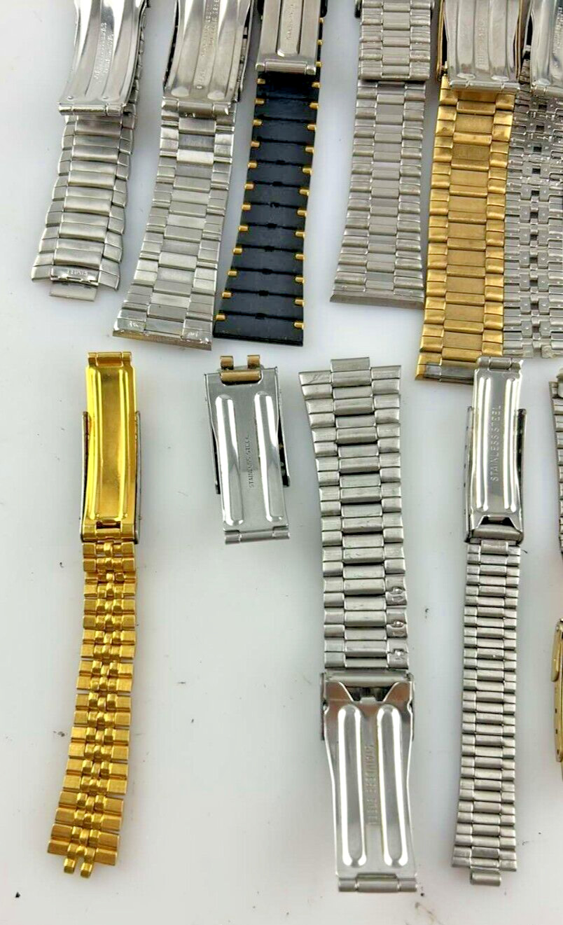 Stock 17 Seiko Citizen Watch Deployant Closures Various Sizes Used