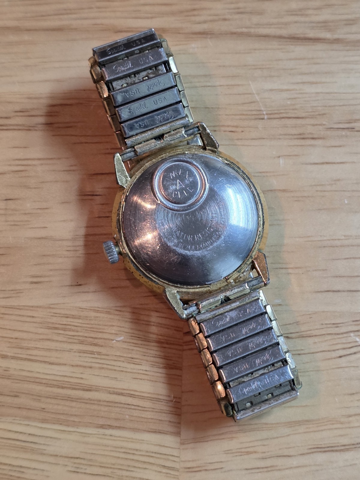 VINTAGE 1970s Timex Electric Dynabeat Men Wrist Watch ** RUNNING **