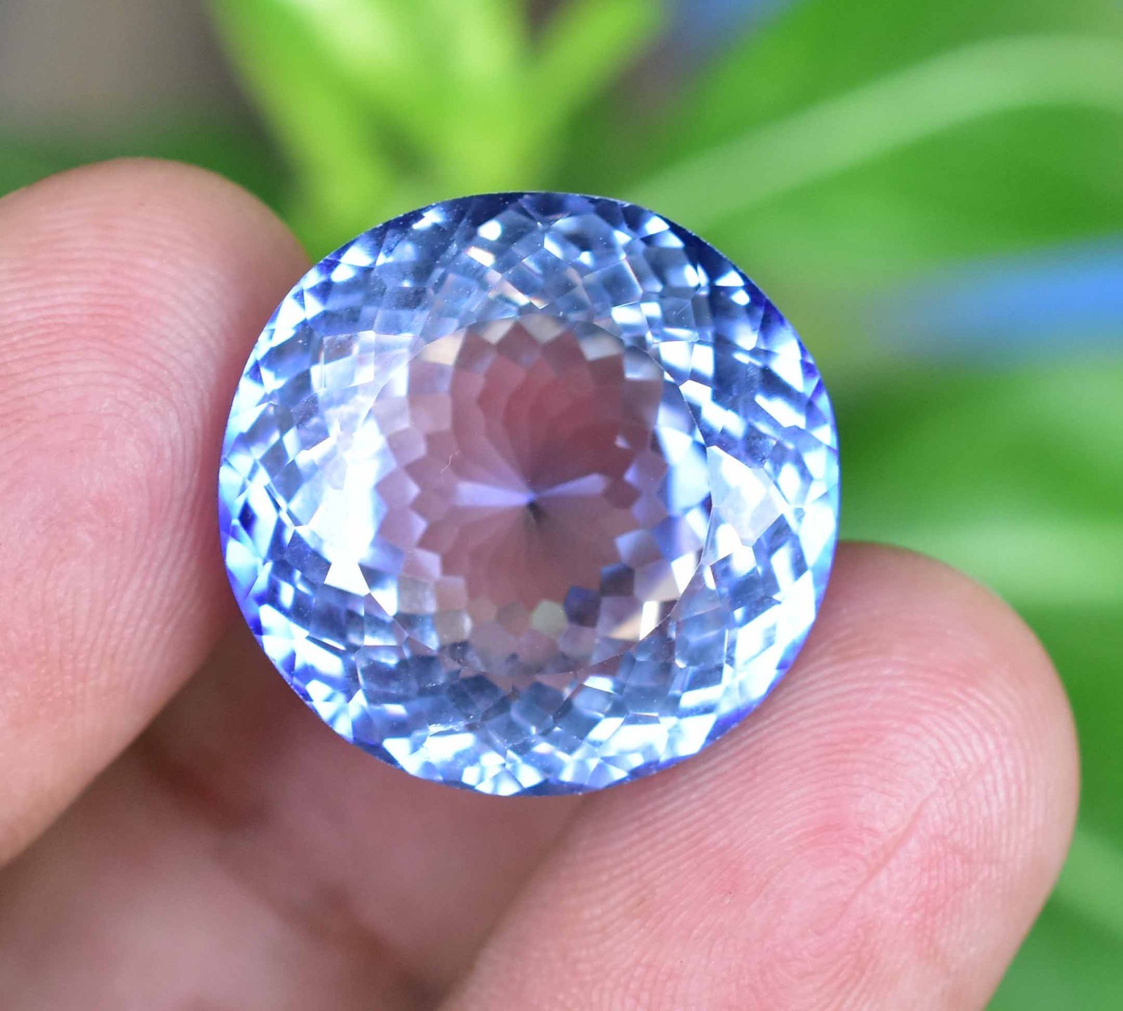 Natural Blue Sapphire Round 41.75 Ct FLAWLESS Certified Montana Loose Gemstone