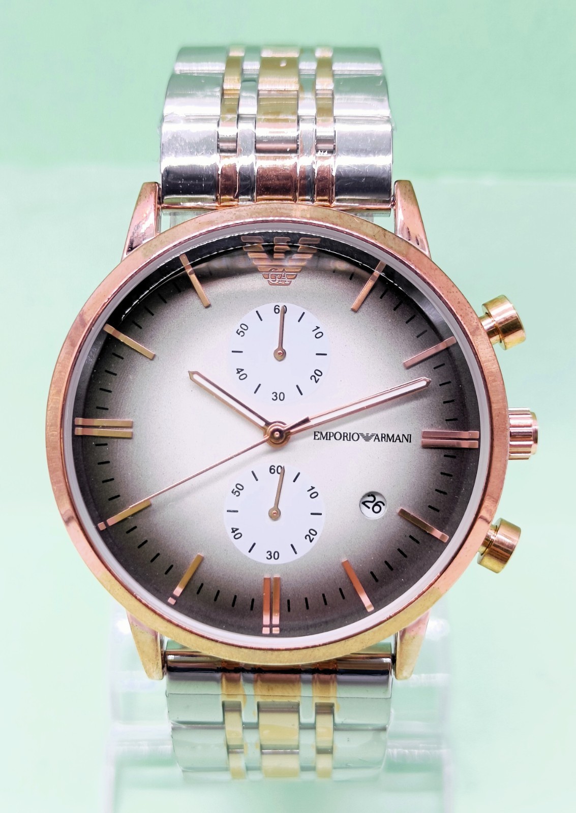 Good Emporio Armani Chronograph Date Indicator Quartz Analog Men’s Wrist Watch