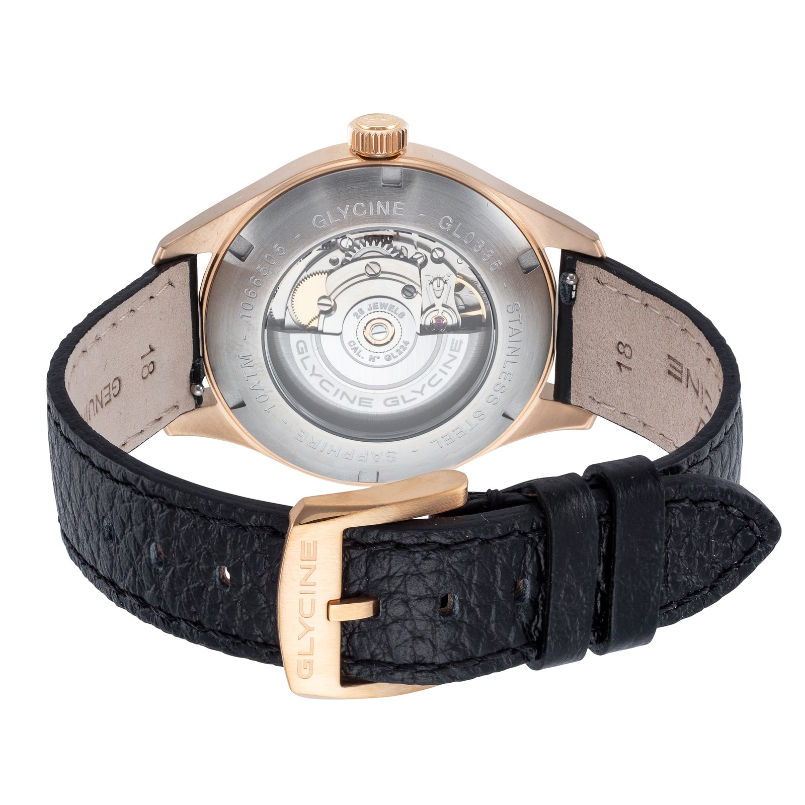 Glycine Men’s Beinne 1914 39mm Automatic Watch GL0335