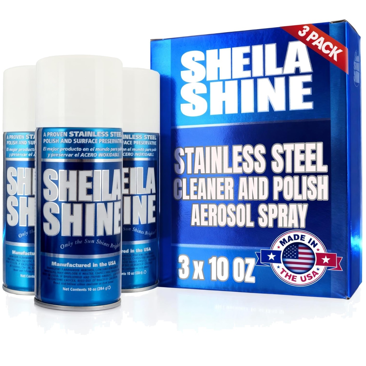 Streak-Free Stainless Steel Cleaner & Polish – Rust Remover