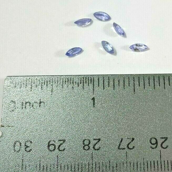 Lot Of 1.52 Carats Of Approximately 6 X 3 MM Marquise Tanzanite Loose Stones