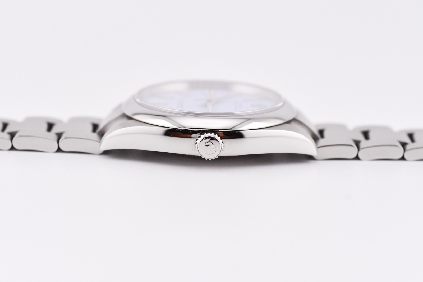 Rolex Oyster Perpetual 41mm Ref. 124300 Custom Lavender Dial Box and Paper